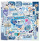 RYMAUP 50 Stücke Bookish Sticker, Wasserfeste Aesthetic Lesen Sticker für Laptop Kindle Planer Scrapbook Journal Skateboard Auto Fahrrad Computer Koffer Helm Motorrad