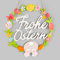 BOFUNX Türschild Frohe Ostern aus Holz 29cm Ostern Holzschild Ostern zum Aufhängen Haustür Fenster Ostern Türkranz mit Hase Osterei Blumen Frohe Ostern Osterdeko