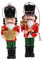 Gatuida 2 Pièces Décor Craquelins Distique Petit Casse-Noix Casse-Noix Opération Grand Soldat Casse-Noisette Casse-Noix pour Toutes Les Noix Pendentif Casse-Noisette Verre Porte Résine