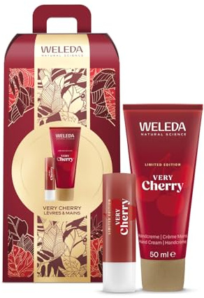 WELEDA - COFFRET VERY CHERRY 2025 | Soin protecteur intensif pour les peaux sensibles, texture riche, confort optimal, protège du dessèchement.