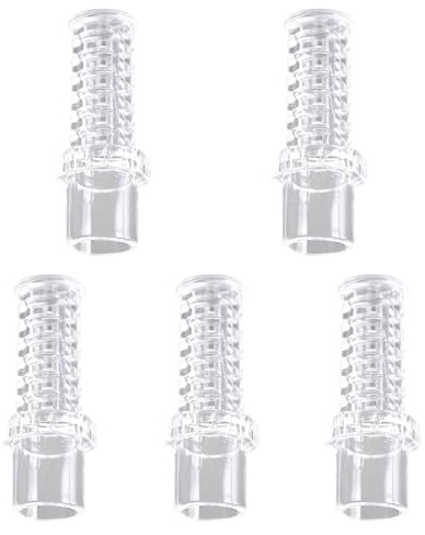 Milageto 5x Aquarium Drain Connector Hose Connector Acrylic Flower Basket Strainer Fittings Replacement for Small Drainage Systems, Outer Dia 20mm