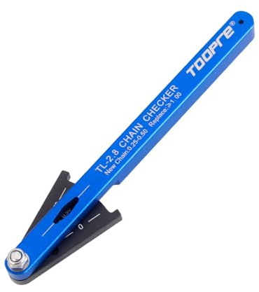 MUXSAM Bike Chain Checker Tool Aluminum Alloy Wear Indicator for Road MTB | Multi-Tool Cycling Chain Check,Accurate Measurement,Lightweight, Portable,CNC Machined, High Strength,Prevent Cassette Wear