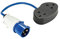 Defender Fly Lead Converter 16A - 2 x 13A 230V (E85302)