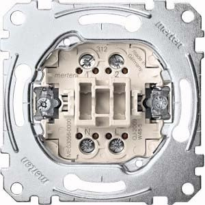 Taster-Einsatz, Wechsel 1-polig, 10 A, AC 250 V, Schraub-Liftklemmen MEG3056-0000