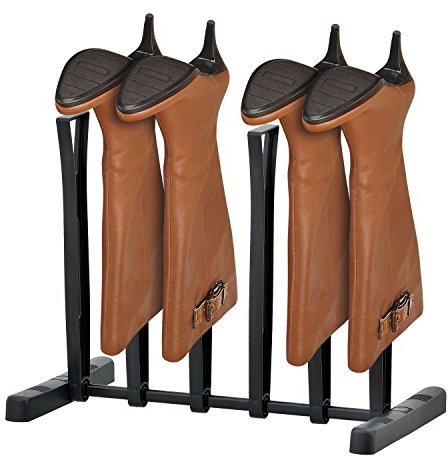 Taylor & Brown 3 Pair Boot Storage Rack, Durable Plastic Shoe Organizer, Tall Shape Maintainer Stand for Walking, Wellies, Riding and Fashion Boots