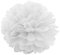 JZK 10pcs 25cm White Tissue Paper pom pom Hanging Ball Decorative Pompom Wedding Decorations for Party, Birthday, Baptism, Baby Shower, Holy Communion, Christening, Girls Bedroom, Paper Flower Balls