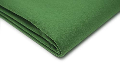 Acrylic Craft Felt Fabric, 150cm Width, 20 Colour Options, Sold by The metre, Free Delivery (Meadow)