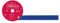 Create Velvet Ribbon - Royal Blue, 3m - Ideal for Card Making, Scrapbook Supplies, Christmas Tree Decorations and Festive Bows
