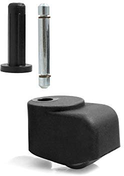 Design61 Walzenrolle Möbelrolle Möbelrollen Möbel Bodenschutz Rolle Lenkrolle Gummirolle mit Stift und Hülse