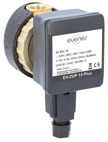 Zirkulationspumpe EV-ZUP 15 Plus 84mm Brauchwasserpumpe Trinkwasserpumpe Größe EV-ZUP-ohne