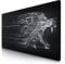 TITANWOLF - Grande Tappetino Mouse da Gioco - XXXL Oversize Mousepad - Dimensione 1200 x 600 mm - XXL Formato Oversize da scrivania e Tavolo - per Mouse e Tastiera - Nero
