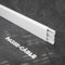 Mon Marché Déco - Plinthe PVC Creuse Passe Câble - Lot de 5 - Long.1m x Haut. 80mm x Ep.15mm (Blanc)