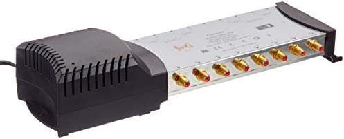 SeKi Multischalter 9/8 2 Satelliten 8 Teilnehmer Quad LNB-tauglich HDTV FullHD 8K