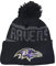 New Era Baltimore Ravens NFL Black Collection Beanie - One-Size
