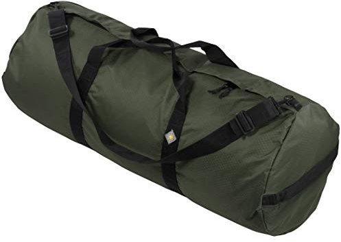 North Star Sports Große Reisetasche für Reisen oder als robuste Sporttasche, faltbare und wasserdichte taktische Ausrüstungstasche für taktische Ausrüstung oder als Handgepäcktasche, Forstgrün, 18 x