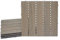 Mendler WPC Bodenfliese HWC-E19, Holzoptik Balkon/Terrasse, 3D-Struktur linear, 4X je 50x50cm = 1qm - Hellbraun