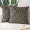 Madizz 2er Set Sanft Plüsch Kurze Wolle Samt Dekorativ Zierkissenbezüge Luxus Stil Kissenbezug für Sofa für Schlafzimmer Taupe 50x50 cm Quadrat