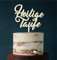 Cake Topper Acryl/Holz Zur Heilige Taufe, Topper, Caketopper, Einstecker, Stecker, Torte, Kuchen, Tortenstecker (Elfenbein) Art.Nr. 5297