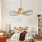 Vertigo Lampe 140cm Retro Kronleuchter Pendelleuchten, Kreative LED Lampe Fiberglas + Polyurethan Hut Stoff Modernes Design Wohnzimmer Küche Badezimmer Dekorative Beleuchtung, E27,Braun,140CM