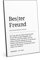 ARTFAVES® Worterklärung Bester Freund | Definition Bild schwarz-Weiss als Geschenk | Holzschild mit Spruch zum Thema Freundschaft/Bester Freund