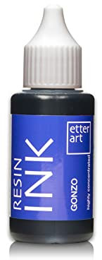 Etter Art hochwertige RESIN Farbe für Kunstharze I Färben Sie Ihr Epoxidharz mit unseren Inks I Hohe Pigmentierung & keinen Braunstich mit unseren Farben I Für eine sehr große Farbbrillianz I Gonzo