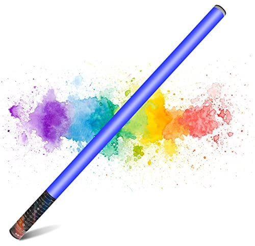 Luce video LED portatile, stick luminoso per fotografia LUXCEO Mood1, dimmerabile e memoria, batteria integrata da 2000 mAh, lampada fotografica RGB per YouTube,TikTok,streaming di giochi(85cm)