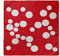 PB Pietro Baldini Einstecktuch für Herren aus 100% Seide - Elegante Einstecktücher für Anzug oder Sakko - 25 x 25 cm - rot weiss