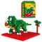 Microbricks - Triceratops von Deluxebase. Mini-Block-Dinosaurier-Puzzle. Einfach zu bedienendes 3D-Puzzle für Kinder im Jurassic-Stil