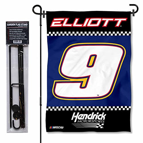 WinCraft Chase Elliott Garden Flag and Flagpole Mount