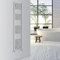 Warmehaus Curved Bathroom Heated Towel Rail Warmer Radiator Central Heating 1800x500mm - Chrome