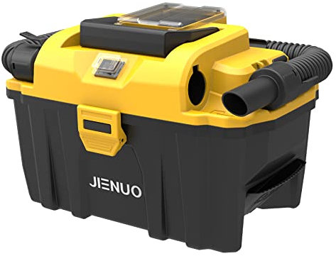 JIENUO Cordless Wet/Dry Vacuum Compatible with Dewalt 20V Max Battery, Brushless 2.5 Gallon HEPA Filter Shop Vac, Portable Shop Vacuum for Home, Car, and Workshop (Battery NOT Included)