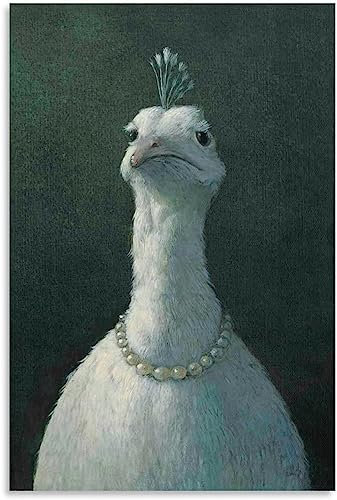 LVTFCO Berühmte Michael Sowa Poster und Drucke《 Surrealismus》Wandkunst Michael Sowa Malerei Von Leinwand Für Home Office Wanddekoration Bild 40x60cmx1 Kein Rahmen