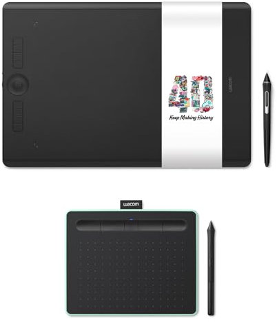 Wacom Intuos Pro Large + KOSTENLOSES Wacom Intuos Medium BT, Pistazie: 40 Jahre Jubiläums-Bundle