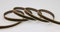 3 m x 9 mm Samtband 429G DUNKELBRAUN Gold Samt mit Goldkante Velvet Velour Geschenkband Schleifenband elegant Geschenkverpackung Dekoration Weihnachten Band Nähen