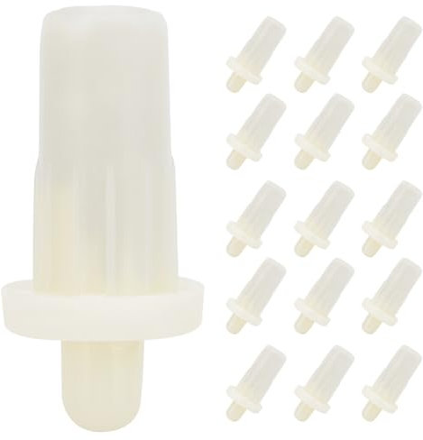 WEBEEDY 150 PCS Shutter Repair Pins Spring Loaded Pins White Plastic Plantation Shutter Replacement Repair Pins Windows Tools Supplies for Shop Classrooms Offices Installing Window Handle