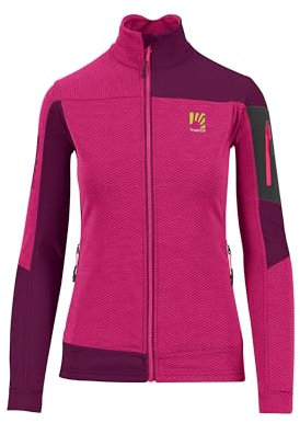 KARPOS 2532053-054 CHERZ W Fleece Maglia Lunga Donna Pink/Boysenberry Taglia XL