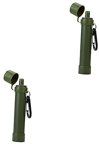 Happyyami Reisezubehör 2st Außenfilter Flasche Wasserfilter Camping Wasserfilter Wassersieb Für Den Täglichen Gebrauch Rucksackausrüstung Outdoor-zubehör Draussen Warme Handschuhe Sport