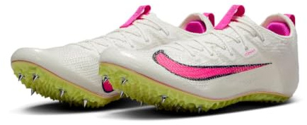 Nike Herren Zoom Superfly Elite 2 Track Schuhe, Sail/Light Lemon Twist/Black/Fierce Pink, 10