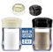 CRYSTALIA Plastique Salieres et Poivrieres Camping, 100% SANS BPA Saliere Camping, Poivrier et Salière Résistants à L'humidité, Salières et Poivrières pour Cuisine et Voyage, Salt and Pepper Shaker