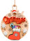 Rotierender Weihnachts-Countdown-Kalender, Schiebe-Weihnachtsschmuck, Weihnachtsmann-Weihnachtskalender, Weihnachtsmann-Countdown, Weihnachtsbaum-Countdown, drehbarer hölzerner Weihnachtskalender für
