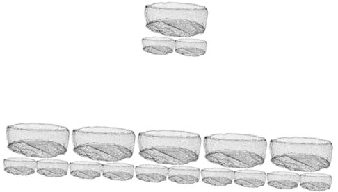 Cabilock 18piezas Seguridad Para Ventilador Funda Protectora Antideslizante Para Ventiladores De Color Negro De Instalar y Lavar