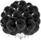 Ballon Noir,100 Pièces 12 Pouces,Ballons Noirs En Latex d'Hélium,Ballons Anniversaire Noir pour Noir Thème Anniversaire Mariage Baby Shower Evénements Fête Décorations