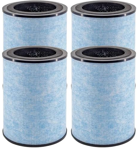 YTEWKB F300 Air Filter,Compatible For Instant ,AP300 Air Purifi-er, 4-Stage Filtration With H13 Grade True HEPA Filter And Activated Carbon Filter(4pcs)