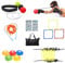 Beat-Fit Kit Boxeo Hombre Cuerda Saltar, Conos Entrenamiento, Boxeo en casa, Deporte en casa, Bola Boxeo, Entrenamiento Boxeo, Reflex Ball, Aros psicomotricidad, Escalera de Agilidad