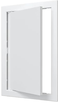 20 x 30 cm Zugangsklappe aus ABS-Kunststoff für Trockenbau, Wand und Decke, Elektro- und Sanitär-Service-Türabdeckung Revisionstür Wartungstür Inspektion Abdeckung Revisionsklappe Weiß