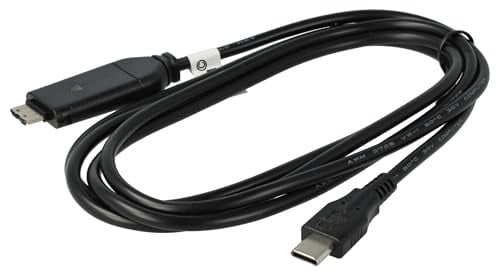 vhbw Câble de données USB-C compatible avec Samsung Digimax ST5000, ST30, ST5500, ST500, ST510, ST60, ST10, ST45, ST50 appareil photo, 150 cm