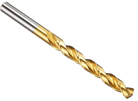 PATIKIL 9.2mm Drill Bit M42 8% Cobalt High-Speed Steel 135° TiN Coated | Jobber Straight Shank for Hard Metal Stainless Steel