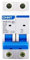 Disjoncteur,Disjoncteur Phase Disjoncteur miniature NXB-63 2P AC, courbe C, 400 V, 10 A, 16 A, 20 A, 25 A, 32 A, 40 A, 63 A, rail DIN DZ47(40A)