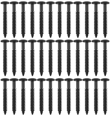 YNPQTDS - Sujetadores para persiana enrollable, pasadores de 8 cm para mosquitera, juego de tornillos para usuarios profesionales particulares fijación bordes puertas cerraduras topes