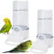 Vogel Wasserspender- 2 StüCk VogelkäFig Wellensittich Automatischer Trinkflaschen FüR KäFig, Papageien Futterspender TräNke, Vogel ZubehöR- Wellensittich ZubehöR, FüR Lovebirds Nymphensittich